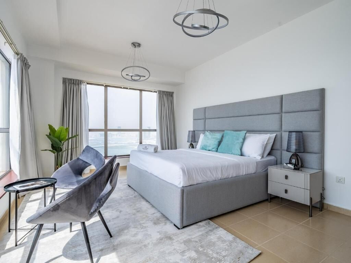 Room 5, Spacious 2BR-Dubai Eye & Sea View -JBR, Dubai