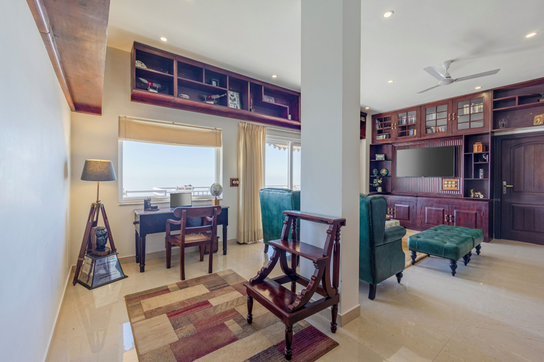 Living area 2, ELIVAAS 3BHK Plus Attic Cliffside Villa, Solan