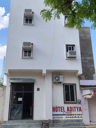 Exterior detail, Hotel Aditya Bikaner, Bikaner