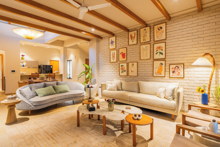 Living area 4, ELIVAAS Amado Villa Euphoria 4 BHK, North Goa