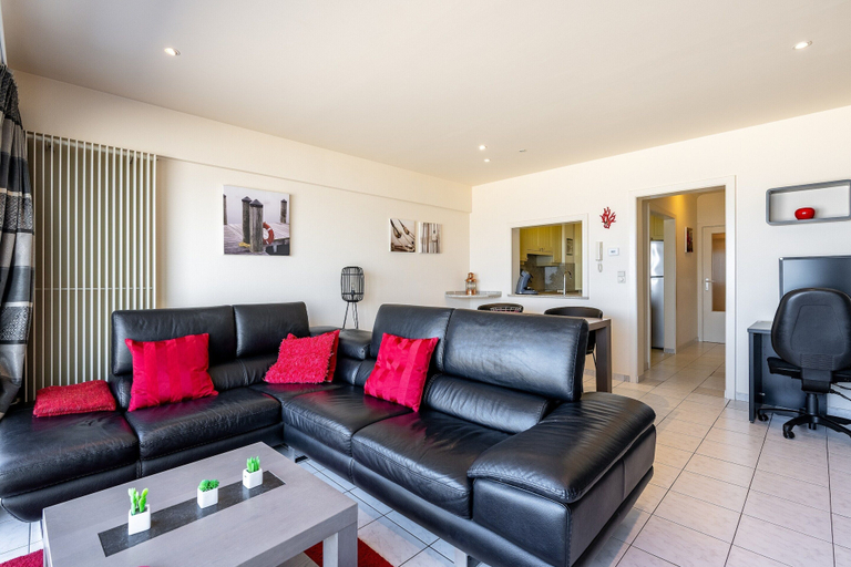 Living room 1, Apartment in Blankenberge With Sea View, West-Vlaanderen