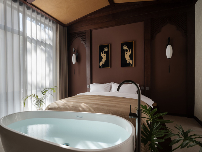 Deep soaking bathtub 3, Jinghong Su Shu Pu Ti Homestay Hotel, Xishuangbanna Dai