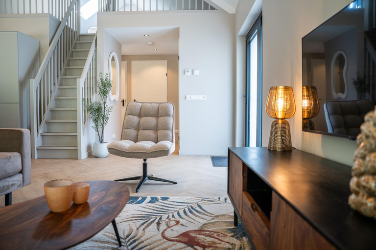 Living room 3, Modern Luxe Ecovilla With Terrace on the Water, Oirschot
