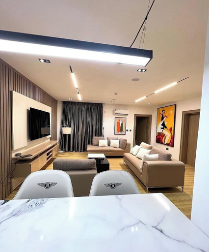 Living area 3, Dahila Apartment By Feenixkoncepts, AbujaMun
