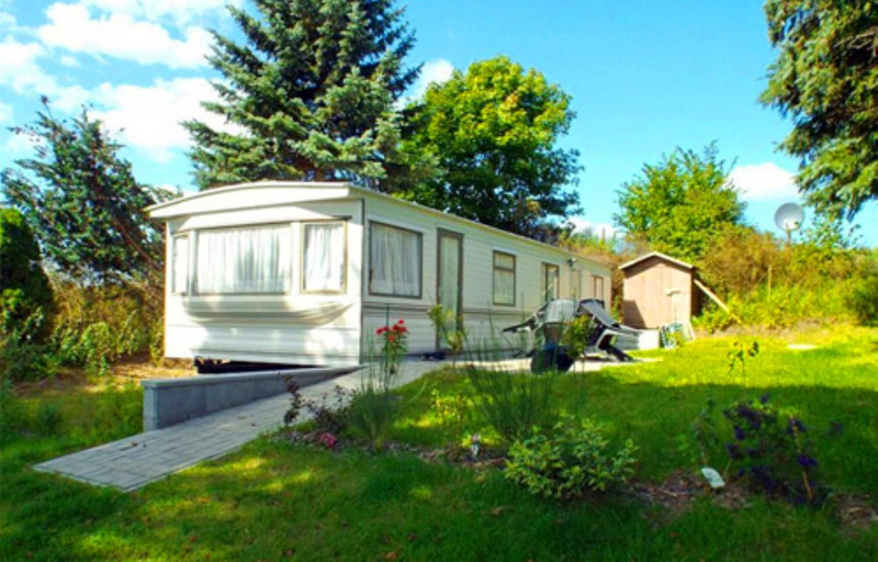 Exterior 2, Mobile Home im Ferienpark mit Seezugang, Ludwigslust-Parchim