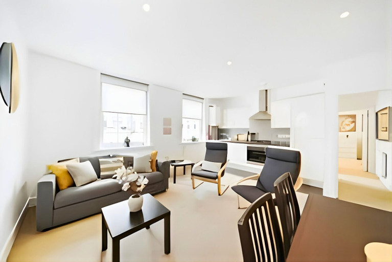 Living area 2, Charming 1-Bed Apartment in Lewisham, London