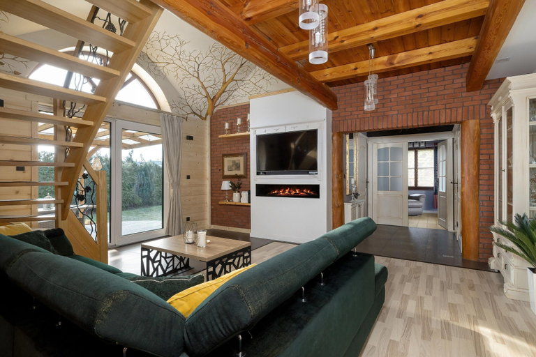Living room 3, Large, Comfortable Holiday Villa With a Garden, Kołobrzeg