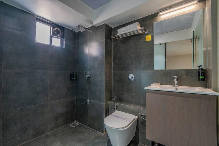Bathroom 2, Hotel Shivashish, Ahmadabad