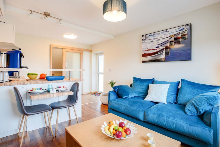 Living room 3, Studio on Etel Beach With Panoramic Views, Morbihan