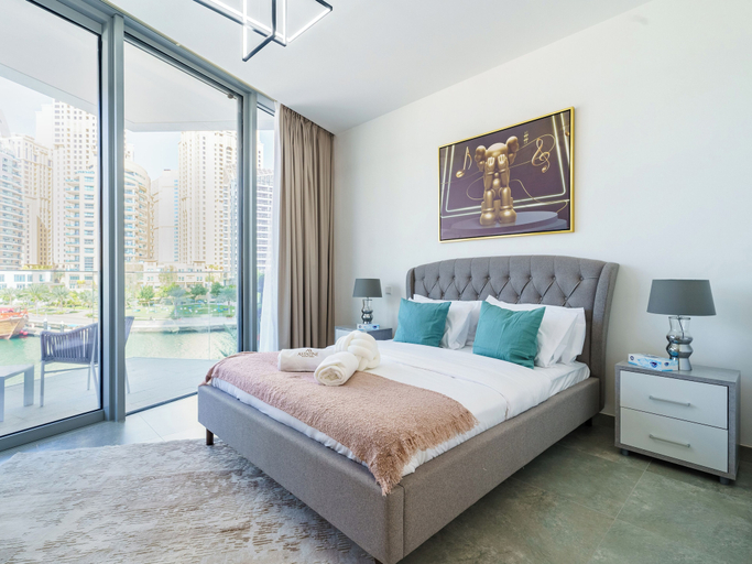 Room 3, Lavish 2BR with Balcony-Full Marina View, Dubai