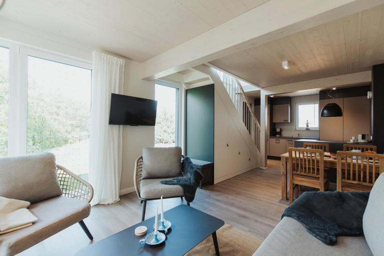 Living room 3, Stilvolles Skandinavisches XXL Familienferienhaus, Vorpommern-Rügen
