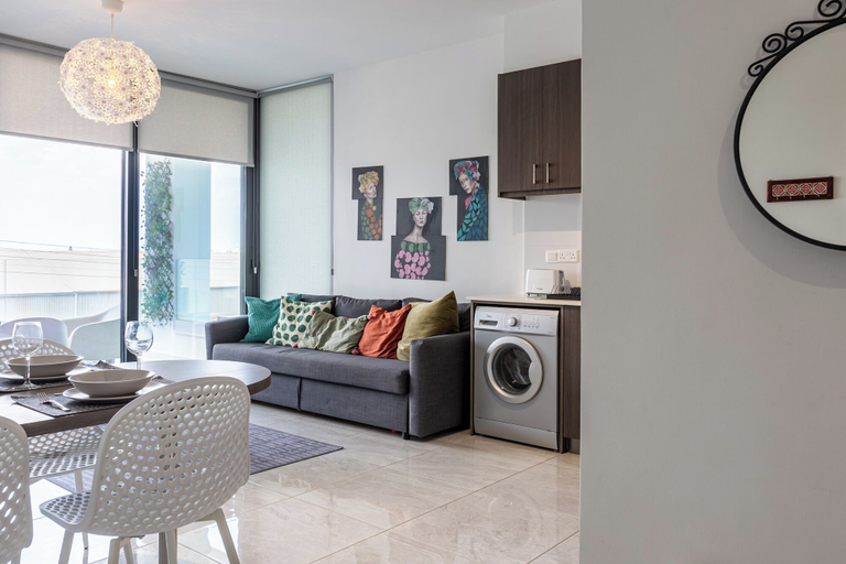Interior 2, Bonne Heur 1-BR Apt & Balcony in Larnaca, Larnaca