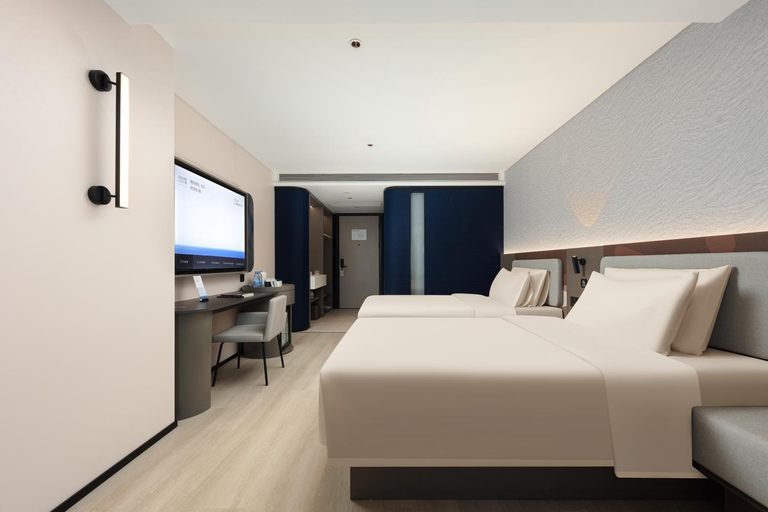 Bedroom 3, 海口国贸中心骑楼老街轻居酒店, Haikou