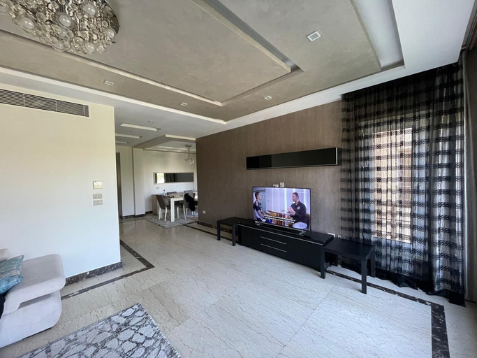 Living area 5, ALSAWAH Luxury 2BR Apt AlKarma Residence, Sheikh Zayed