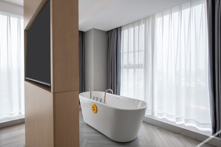 Bathroom 3, Lanou International Hotel, Antai Plaza, Rizhao University City, Rizhao