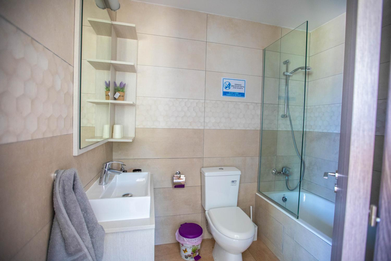 Bathroom, Panayia Sea View Apts