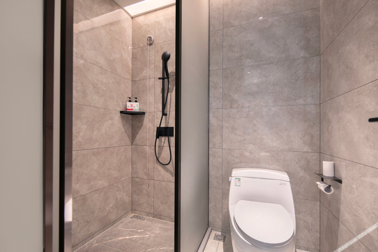 Bathroom 3, Echarm Hotel Jingzhou Honghu Long Street, Jingzhou