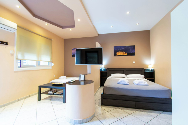 Bedroom 3, ATH Airport Suites Free Shuttle, Attica