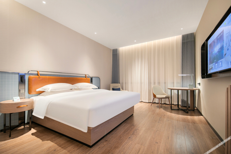 Bedroom 2, Echarm Hotel Jingzhou Honghu Long Street, Jingzhou