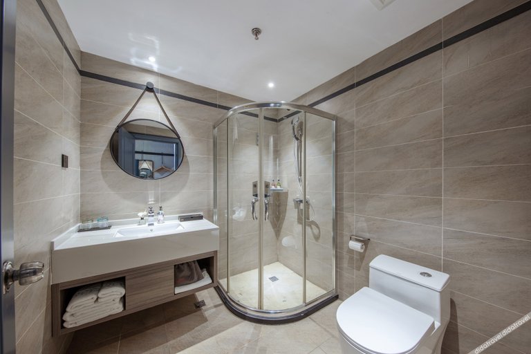 Bathroom 3, Borrman Hotel Yixing Dingshan Baolong Plaza, Wuxi