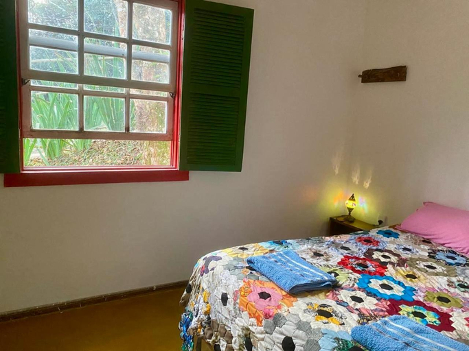 Bedroom, Chale na floresta com varanda, Ouro Preto