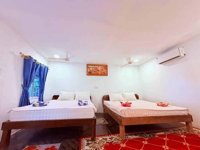 Bedroom 2, Koh Rong sea view bungalow, Sihanoukville