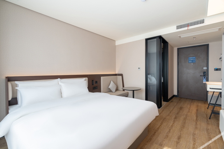 Bedroom 2, Hanting Hotel Qingdao Higj-Tech Zone Lanwan Enterpreneurship Park, Qingdao