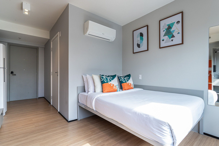 Bedroom 3, Share Perdizes by Viva - Apto com otima area comum perto do Allianz Parque e a passos da PUC, São Paulo