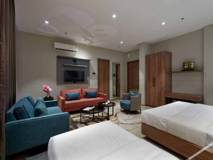 Bedroom 3, Hotel Akruti, Nanded, Nanded
