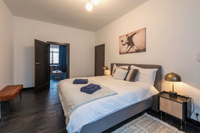 Bedroom 2, Fish Market Apartments, Bruxelles