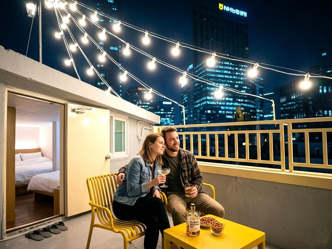 Terrace/patio 4, HOTEL SODA STAY, Seodaemun