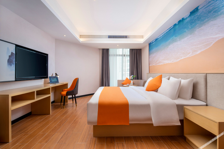 Bedroom 2, Ausotel By Argyle Qinzhou East Railway Station, Qinzhou