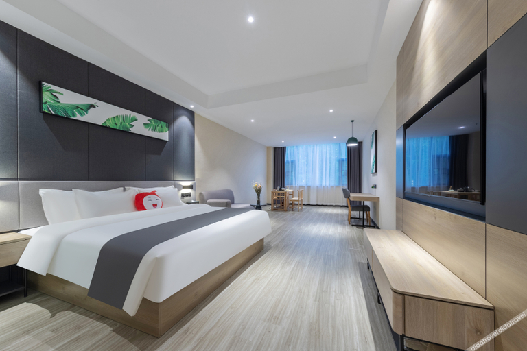 Bedroom 2, Shankee Tea Style Hotel (Wenming Road), Foshan