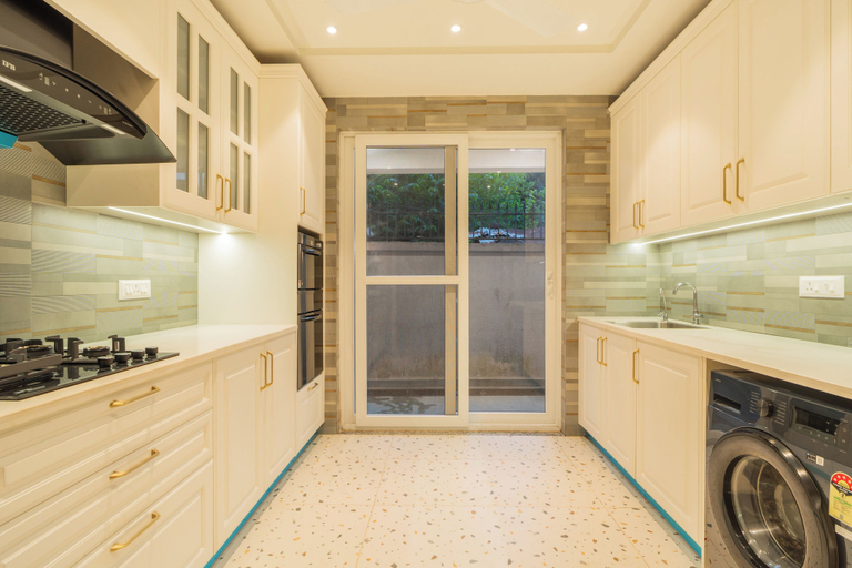 Private kitchen 4, Elivaas Solace AquaVista 5BHK Villa, North Goa