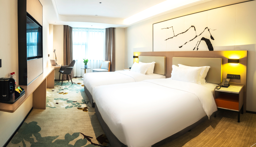 Bedroom 2, GreenTree Eastern Chongqing Yangjiaping Pedestrian Street Mixc Hotel, Chongqing
