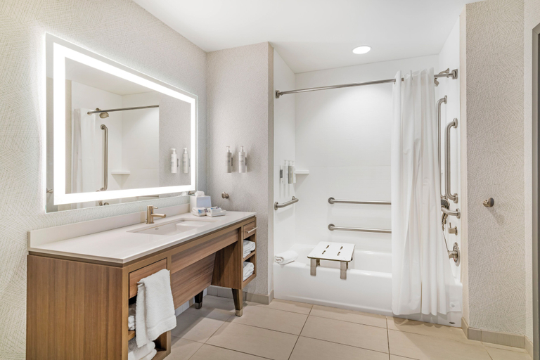 Bathroom 4, Home2 Suites by Hilton Queensbury Lake George, Warren