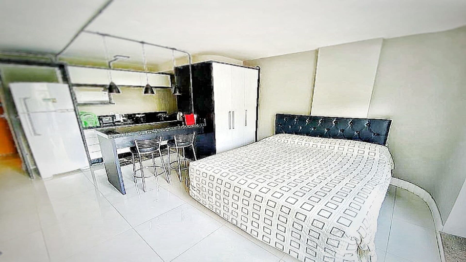 Bedroom 2, Saint Sebastian Flat 105 Até 3 Pessoas, Jaraguá do Sul