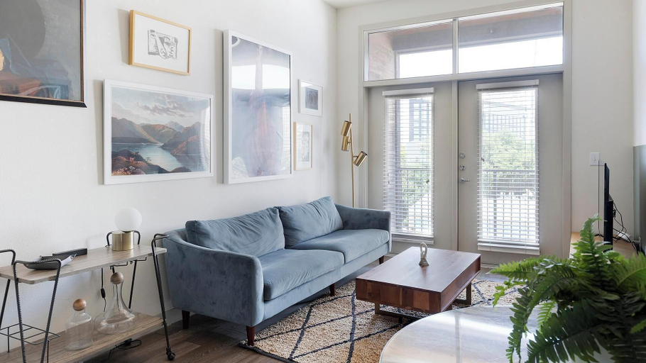 Living area 5, Landing Apartments Near Southtown, Bexar