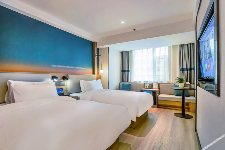 Bedroom 2, Nihao Hotel (Lanzhou Xiguan Zhengning Road), Lanzhou