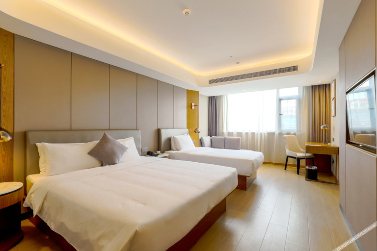 Bedroom 2, Rezen Hotel Penglai Pavilion Binhai, Yantai