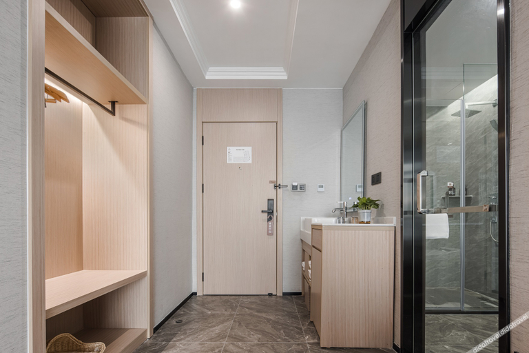 Bathroom 3, Gya Hotel Zhenjiang Danyang High-tech Zone Zhenxing Road, Zhenjiang