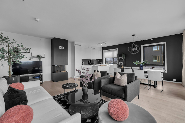 Living area 5, TotalApartments Gjøa Premium, Tromsø