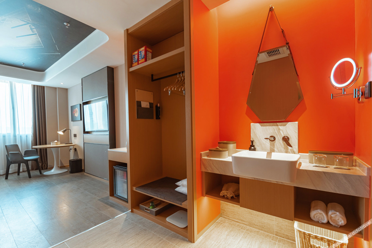 Bathroom 3, Atour Hotel Nanchang West Station Basketball, Nanchang