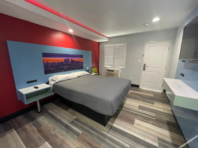 Bedroom 2, La Palma Motel, South Gate - Los Angeles, Los Angeles