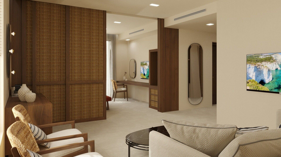 Living area, Agali Hotel Milos, South Aegean