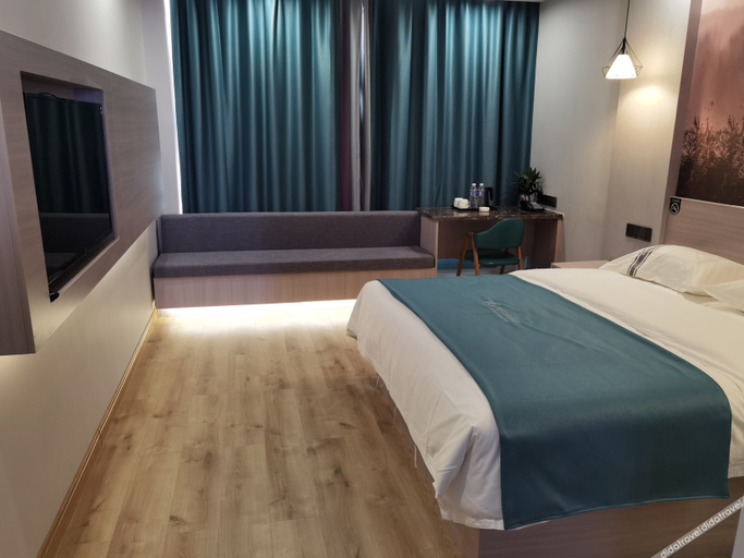 Bedroom 2, Urban Garden Hotel (Linyi Bancheng Town Jinluo First Road), Linyi