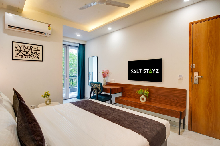Bedroom 3, Saltstayz Premier - Arjun Marg, Gurgaon