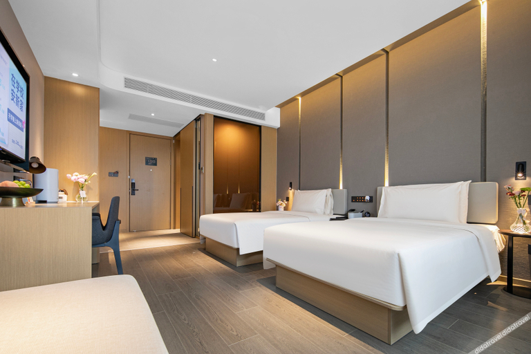 Bedroom 2, Atour Hotel Jiashan Dazhong Plaza, Jiaxing