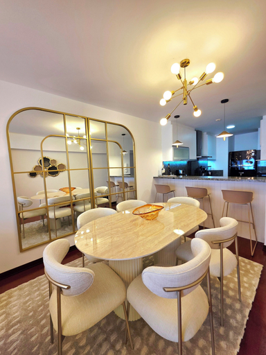 Dining 5, Miraflores Luxury Skytop Oceanview Apart, Lima