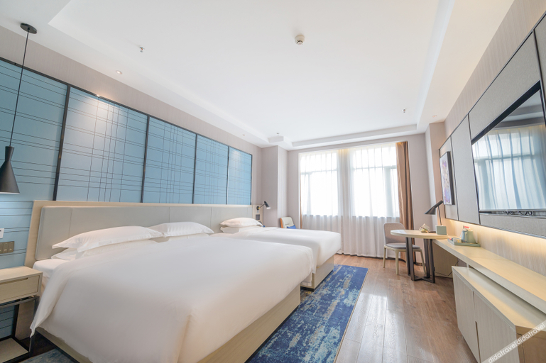 Bedroom 2, Echarm Hotel Zhangye West Railway Station Gulou, Zhangye